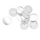 thumbnail image 1 of 10 piezas de broche de 25 mm haciendo bandejas de ajuste de bisel de cabujón en blanco para placa blanca, 1 of 5