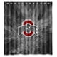 thumbnail image 1 of Cortina de ducha de los Ohio State Buckeyes, juego de cortina de baño con ganchos, tamaño 66 x 72 pulgadas, 1 of 3
