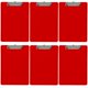 thumbnail image 1 of Portapapeles rojo tamaño carta – Pack de 6, 1 of 6