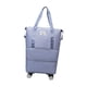 thumbnail image 3 of Bolsa De Lona Con Ruedas Para Ropa, Bolso De Mano Con Ruedas Para Exteriores, Deportes, Fitness, Azul Claro, 3 of 5