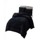 thumbnail image 1 of Cobertor Piel De Conejo Imitacion 2 Plaza Color Negro, 1 of 4