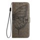 thumbnail image 2 of Funda cartera mariposa para Samsung Galaxy A13 4G/5G con soporte y ranuras para tarjetas Gris, 2 of 5