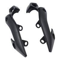 Magideal - 2X Soporte De Faro De Carenado, Faro Delantero De Motocicleta, Cubierta Negra Para Fz1, Piezas De Reparación De Vehículos De Repuesto Fz1-N
