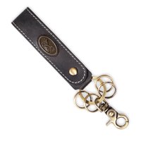 Gino Rodinis - Llavero Cuero Hombre Ll112 Negro