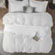 thumbnail image 3 of Funda de edredón tamaño king size, suave, doble cepillada, blanca, 3 of 8