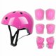 thumbnail image 1 of Set de Casco y Protección Deportiva de 7 Piezas Rosa para Niños, 1 of 2