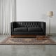 thumbnail image 1 of Sofa Roma 2C Cuero Colorado Negro, 1 of 5
