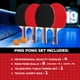 thumbnail image 2 of Set de palas de ping pong FBSPORT para tenis de mesa con 4 raquetas y 8 pelotas, 2 of 7