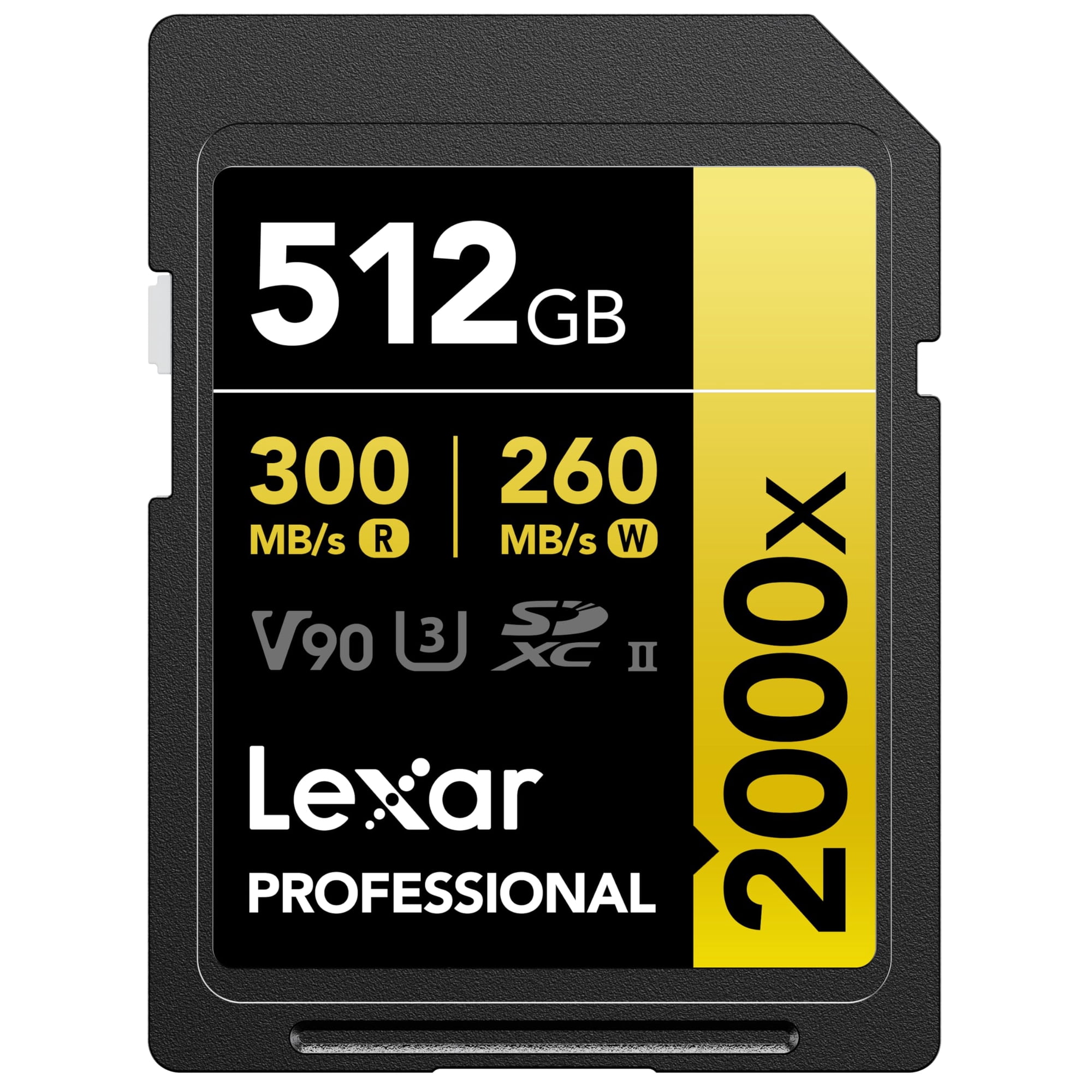Tarjeta De Memoria Lexar Professional 2000x 512gb Sdxc Uhs-ii