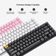 thumbnail image 4 of Teclado GLORIOUS Gaming GMMK 2-65% blanco de perfil bajo Hotswap, 4 of 7