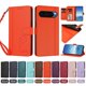thumbnail image 4 of Funda Cartera Trébol para Google Pixel 10 5G con Ranuras Tarjetas y Carga Inalámbrica Naranja, 4 of 6