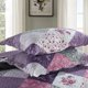 thumbnail image 3 of Juego de ropa de cama HoneiLife tamaño individual 173x218 cm edredón de microfibra morado, 3 of 9