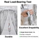 thumbnail image 2 of Cortina de Flecos Metalizada BICAOGEE Pack de 2, 1 m x 2 m, 96 g, Plata, 2 of 3