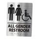 thumbnail image 1 of Placa De Letrero De Baño, Letrero De Baño Moderno Para Hombres Y Mujeres, Estilo De Baño De Negocios E, 1 of 5