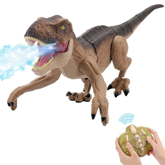 Juguete de dinosaurio a control remoto IQKidz T-Rex para niños de 3 a 12 años