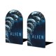 thumbnail image 1 of Alien Sujetalibros decorativos temáticos, tope para estantería con base antideslizante, uso dual para hogar y oficina - 2 piezas, 1 of 6