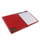 thumbnail image 3 of Carpeta De Archivos Organizador De Papel Soporte Para Documentos Bloc De Notas Cuero De PU Rojo, 3 of 5