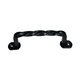 thumbnail image 1 of Manilla tirador fierro retorcido puertas 15,8 cm, negro, 1 of 3