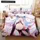 thumbnail image 1 of Anime Sexy Girls Silvervale VTuber Bedding Set Twin Full, 1 of 3