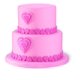 thumbnail image 4 of Cortadores de Fondant Wilton 6 piezas de corazones de doble cara, color plata, 4 of 4