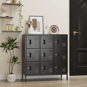 Recilock - Casillero Metalico Bajo 9 Puertas - 9Dkl-Black