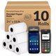 thumbnail image 1 of Papel térmico para recibos ReceiptPaperPro 57 mm x 55 ft, paquete de 10, 1 of 6