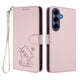 thumbnail image 1 of Funda Volteable con Diseño de Gato para Samsung Galaxy S26 Plus, Rosa, 1 of 6