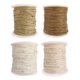 thumbnail image 1 of 4 rollos de cuerda de cuerda de algodón encerado de 80 metros para hacer joyas de 1 mm # 8, 1 of 4