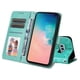 thumbnail image 5 of Funda tipo cartera FOXDOCK para Samsung Galaxy S10E , diseño girasol en relieve, cuero PU, cierre magnético, soporte y tarjetero, 5 of 5