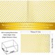 thumbnail image 3 of Whaline Gold Star Stripe Wrapping Paper, 8 Sheets, Gold and White, 3 of 3