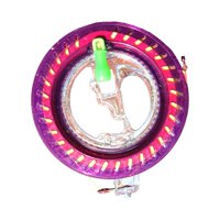 Magideal - Carrete De Para Niños Con Rueda De Agarre De Carrete De Bobinado De Línea De 492 Pies, Herramienta De Rodamiento De De Rotación, Para Púrpura