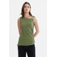 thumbnail image 1 of Polera Mujer Ajustada Sin Mangas Verde Olivo, 1 of 4
