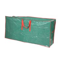 Magideal - Bolsa De Almacenamiento Para De Navidad, Organizador De Decoraciones Navideñas, Transporte Para Accesorios, Colgantes, Suministros Para Fiestas, Verde Pequeño