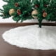 thumbnail image 5 of Faldón para árbol de Navidad Mr. Pen, piel sintética, color blanco, 122 cm de diámetro, 5 of 9