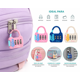 thumbnail image 3 of Pack 3 Candados de Seguridad con Contraseña Colores Variados para Mochila, Maleta y Locker, 3 of 3