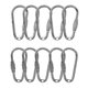 thumbnail image 4 of 10 piezas de aleación de tornillo de cierre mosquetón cierre llavero llavero llavero cierres, 4 of 5