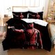 thumbnail image 1 of Dead-pool 3 PCS Comforter Set with 2 Pillowcases,Deadpoo-l Bedding Set Sheet Set for Kids Adults,All Season Lightweight, 1 of 5