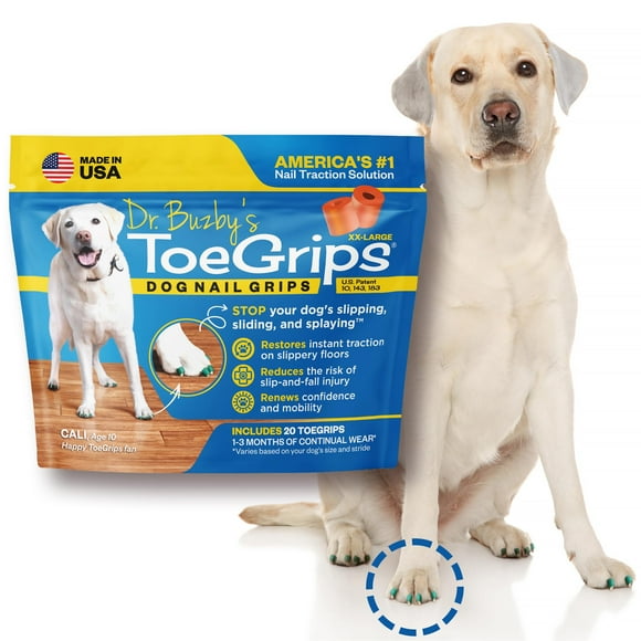 Dog ToeGrips Dr. Buzby's XXLarge, antideslizante, para suelos de madera
