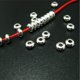 thumbnail image 2 of Cuentas Separadoras Wixine 200 uds Acero Inoxidable Plateado, 2 of 8