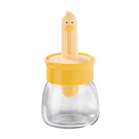 Bothyi - Dispensador De Especias, Tarro De Condimentos, Caja De Condimentos Recargable Para Barbacoa, Picnic Familiar, Amarillo