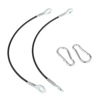 Ioensy - 2 Cables De Acero De Repuesto Para Polea De Fitness Para Entrenamiento De Bíceps En Casa