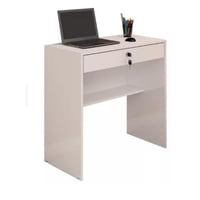 Tododescuento - Escritorio Slim 1 Cajon Blanco , Home Office, Dormitorio