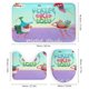 thumbnail image 3 of Lale Ki Lolu-theme 4-Piece Shower Curtain Set with Rugs, Waterproof Bathroom Decor Set Includes Bath Mat, U-Shaped Rug, Toilet Lid Cover and Curtain with Hooks, 3 of 6