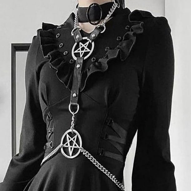 Gothic Leather Harness Lingerie For Women Body Sexy Lingerie Garter Body Sexy Bra Bdsm Goth Accessories Lingerie Bondage Garter
