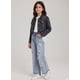 thumbnail image 1 of Chaqueta Jeans Con Brillo Ni a Mezclilla Strass Corta, 1 of 3