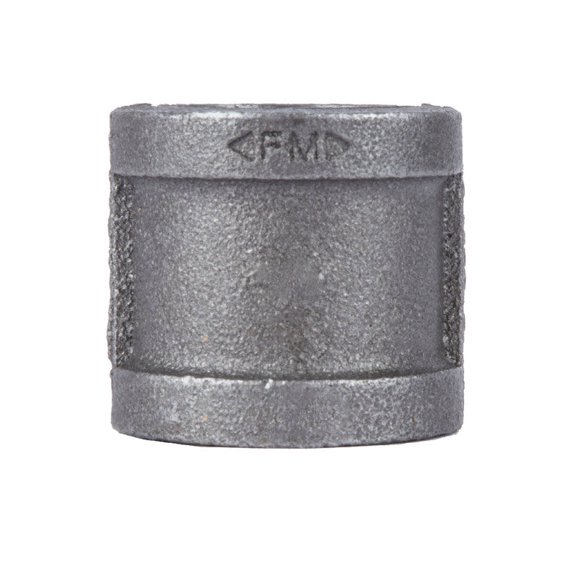 Acoplamiento STZ Industries de hierro maleable negro de 2,5 cm FIP