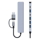 thumbnail image 2 of Adaptador Hub Usb C 8 En 1 Tipo C A Usb 3.0 Hdmi Sd Audio, 2 of 7