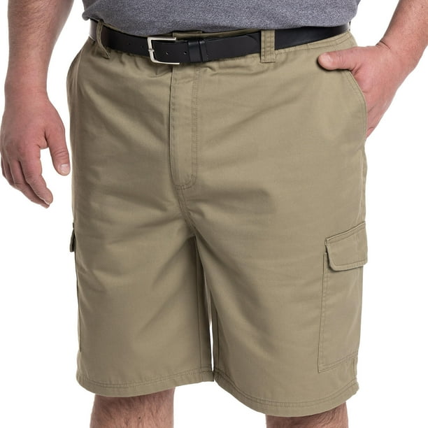 Bermuda Hombre Cargo Gabardina Bolsillos