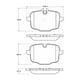 thumbnail image 2 of Pastillas Freno para auto BMW 750i 2015-2022 Trasero, 2 of 4