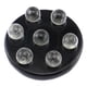 thumbnail image 3 of 7 perlas de cristal naturales de piedra de siete estrellas placa de matriz de decoración clara, 3 of 3